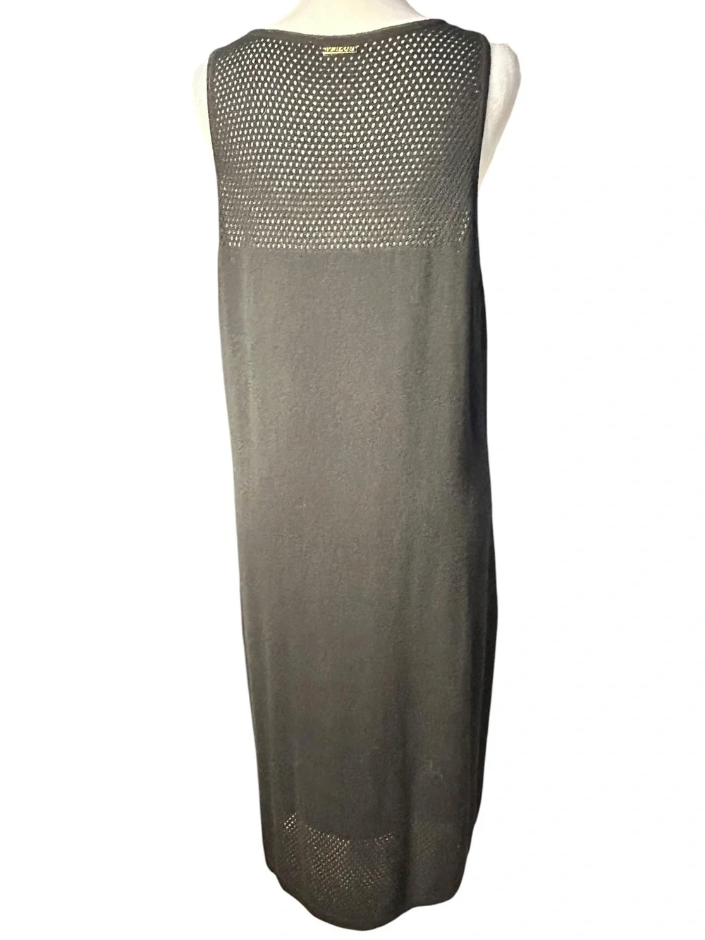 Michael Kors Sleeveless Knit Dress Black L